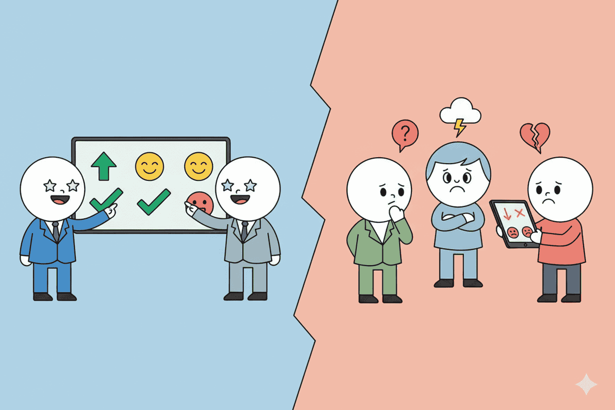 The CX Perception Gap: Why Your Team Thinks Everything Is Fine (And Your Customers Disagree)